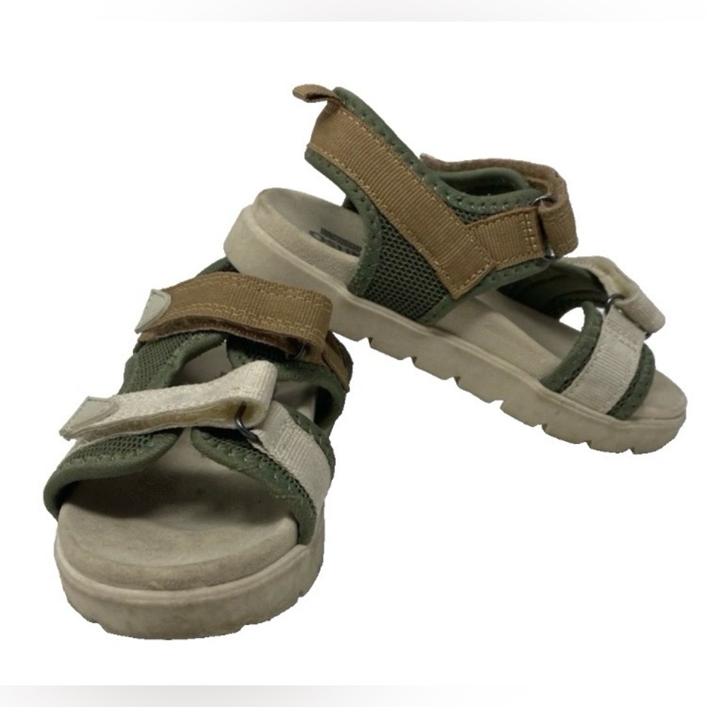 OshKosh B'gosh Green and Tan Kids Sandals